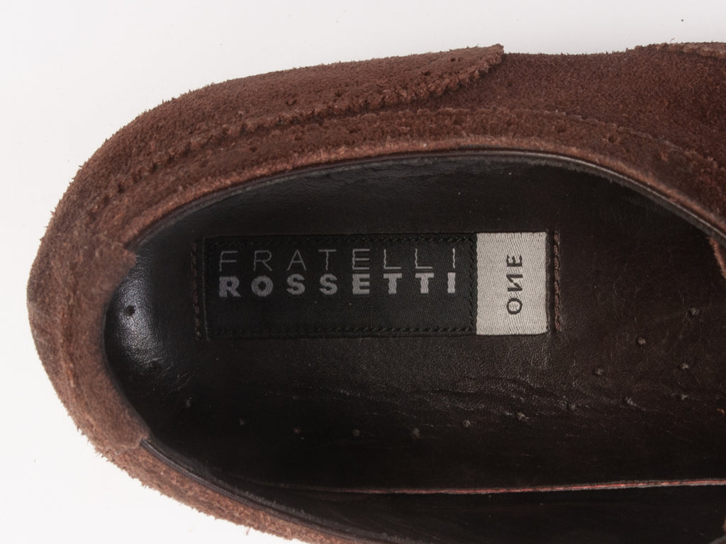 Fratelli Rossetti Brown Suede Derby Shoes
