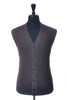 Cruciani Brown Garment Dyed Sweater Vest