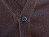 Cruciani Brown Garment Dyed Sweater Vest