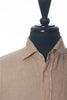 Glanshirt Brown Linen Short Sleeve Shirt