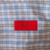 Isaia Blue and Brown Check Cotton Dress Shirt