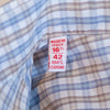 Isaia Blue and Brown Check Cotton Dress Shirt