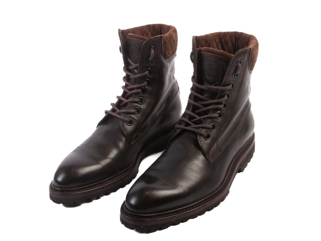 Di Bianco Brown Leather Comfort Flex Boots