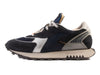 Run Of Navy Bodrum White Combo Suede Paris M Runners