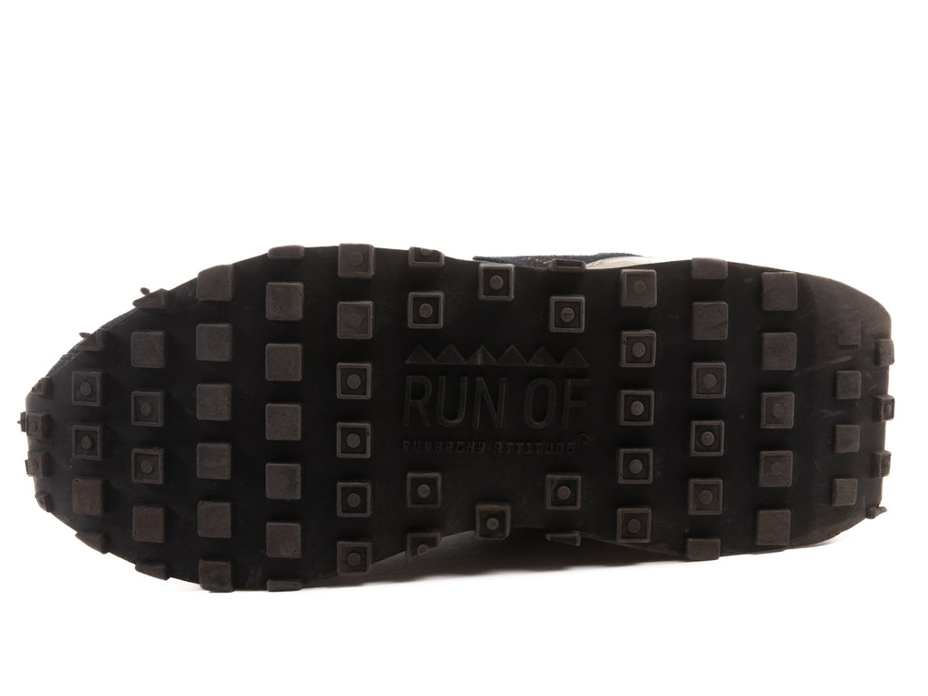 Run Of Navy Bodrum White Combo Suede Paris M Runners