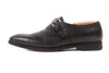 Prada Dark Grey Single Monk Strap Shoes