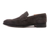 Di Bianco Brown Suede Penny Loafers