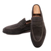 Di Bianco Brown Suede Penny Loafers