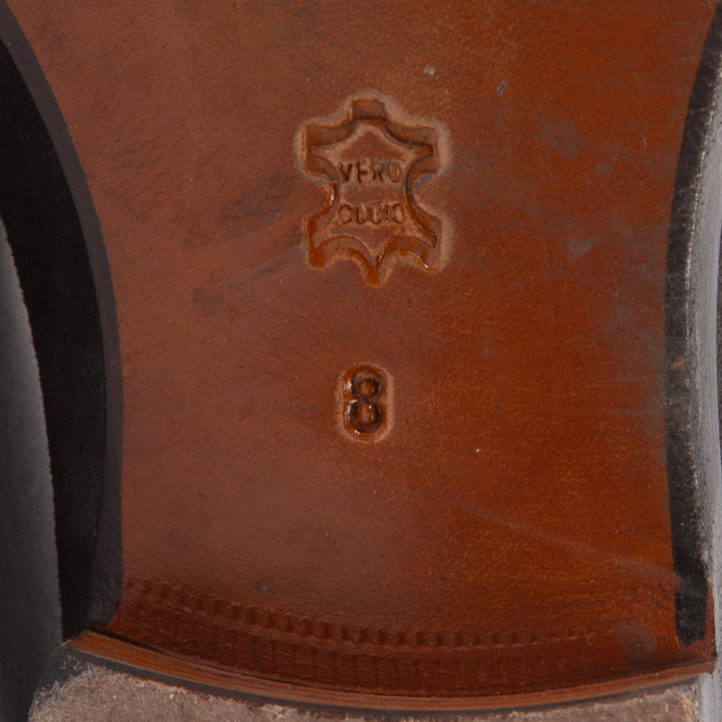 Di Bianco Brown Suede Penny Loafers