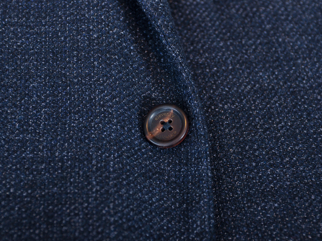 Eleventy Navy Blue Twill Sport Coat