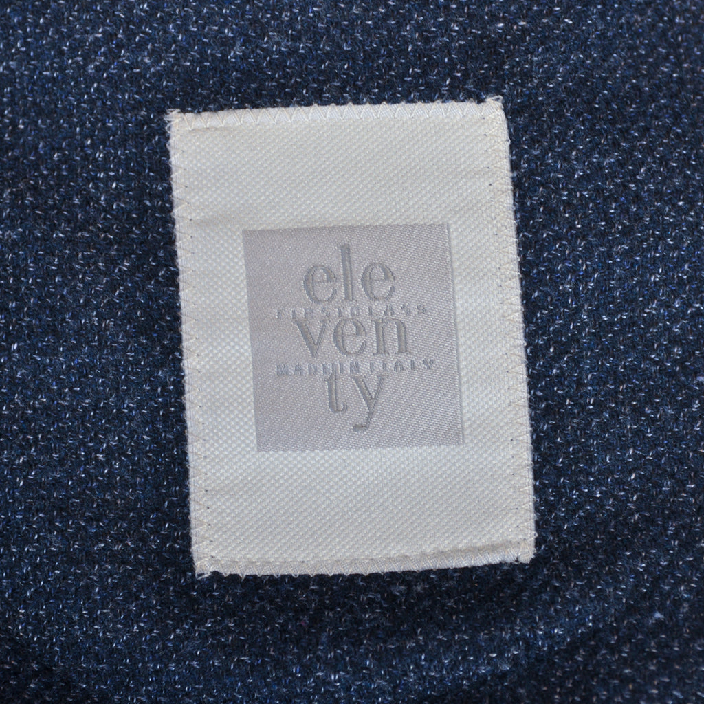 Eleventy Navy Blue Twill Sport Coat
