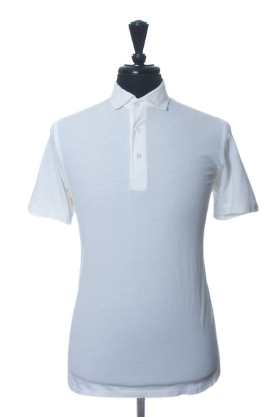 Gran Sasso Vintage White Polo Shirt