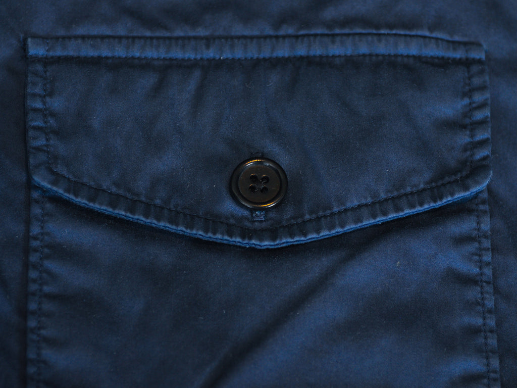 Acne Garment Washed Blue Ryan Overshirt Jacket