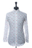 Eton Rose Print Contemporary Fit Signature Twill Shirt