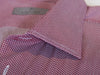 Canali 1934 Dusty Red Microcheck Shirt