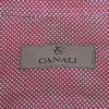 Canali 1934 Dusty Red Microcheck Shirt