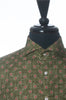 Emanuel Berg NWT Green Floral Modern Fit Harvard Flannel Shirt