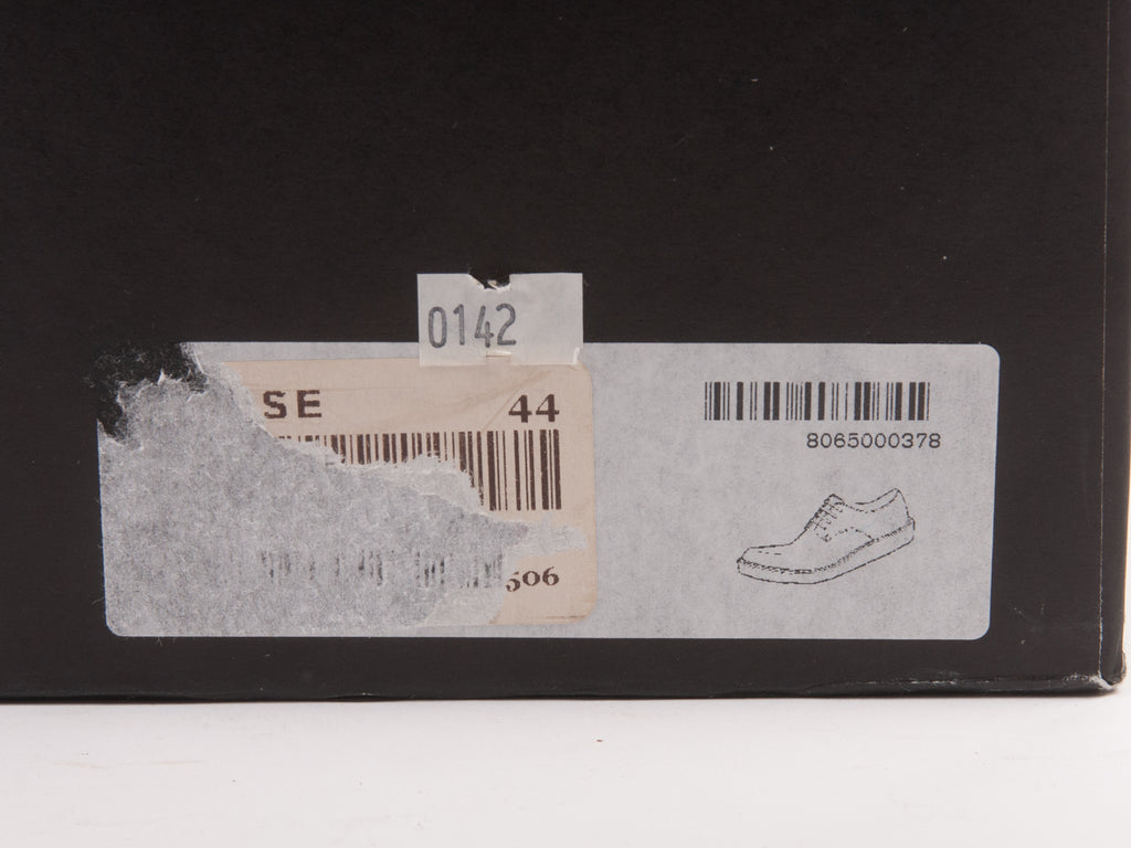 Alexander McQueen Painted Grey Derby Shoes