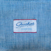 Glanshirt Blue Slub Weave Linen Blend Shirt