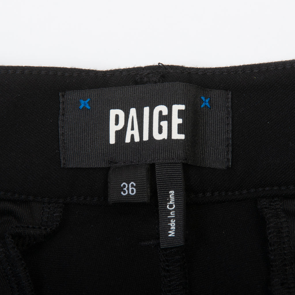 Paige Black Transcend Knit Shorts