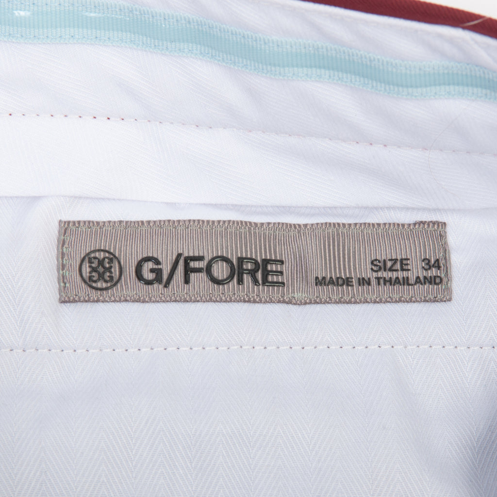 G/Fore Burgundy Golf Shorts