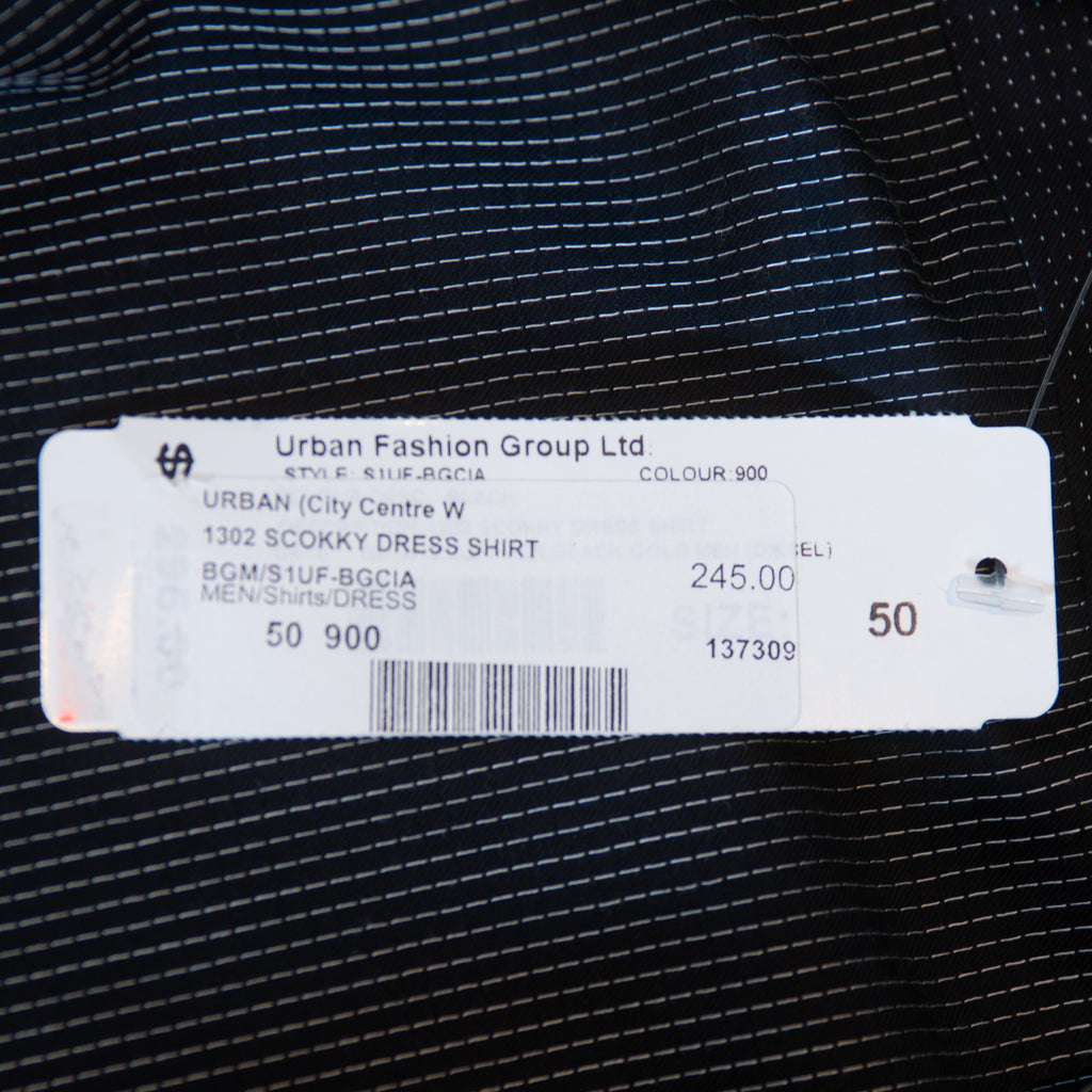 Diesel Black Gold NWT Black Dotted Scokky Shirt