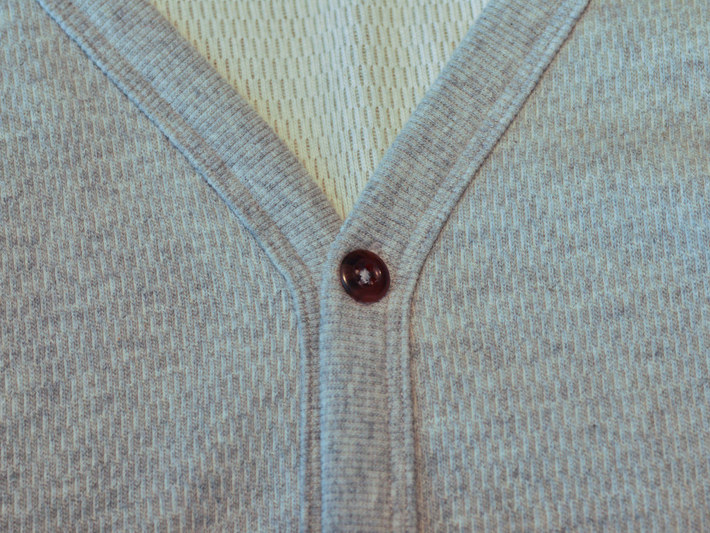 Wings + Horns Research Grey Cotton Cardigan