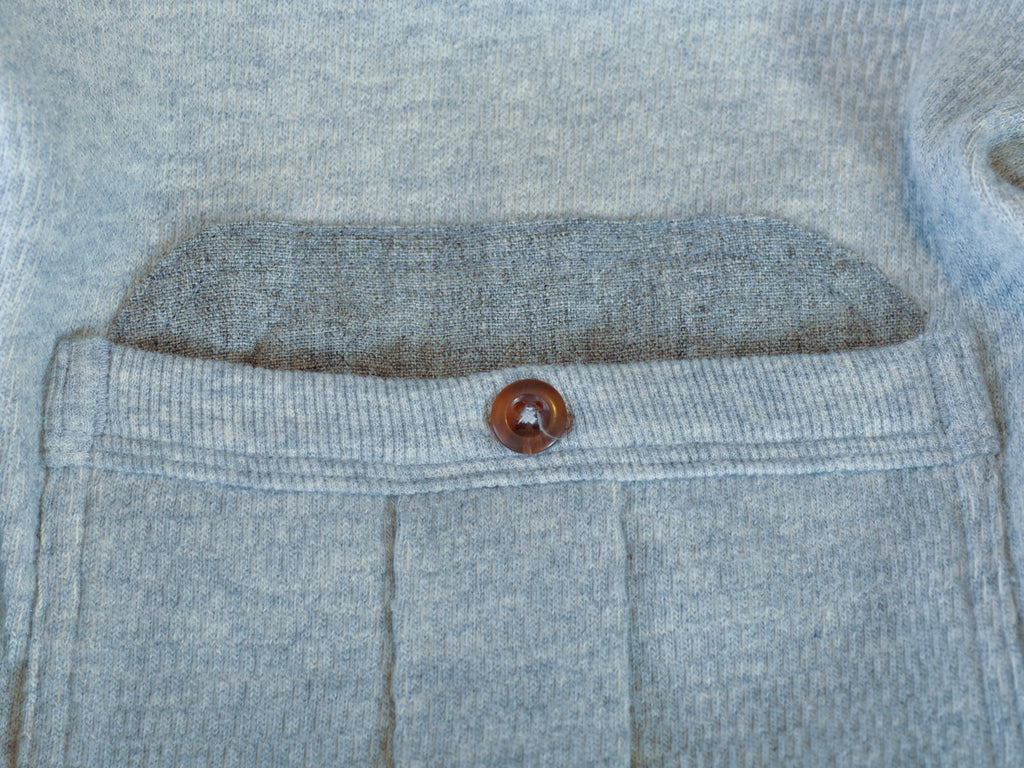 Wings + Horns Research Grey Cotton Cardigan