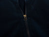 Wings + Horns Black Merino Wool Quarter Zip Sweater