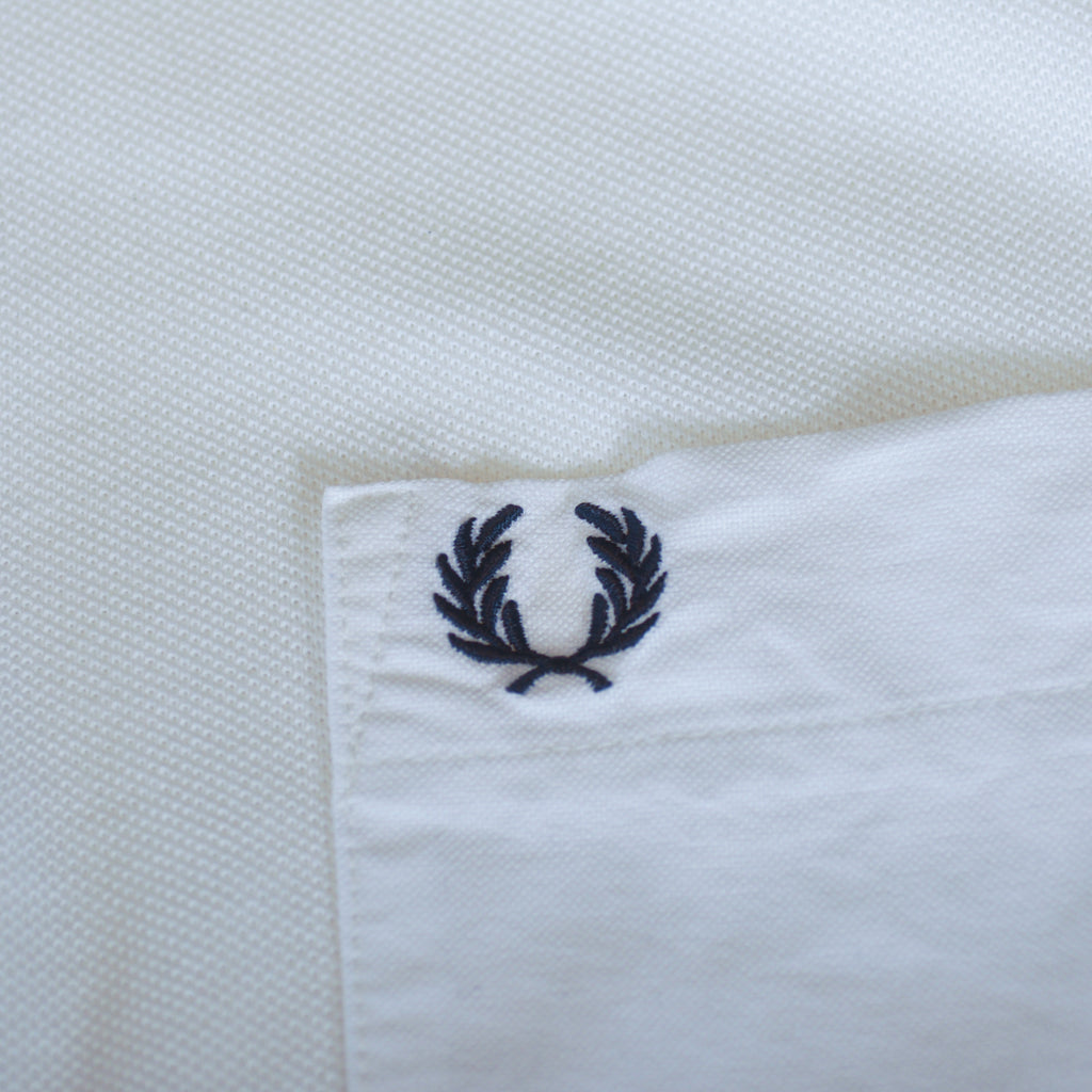 Fred Perry White Slim Fit Polo Shirt