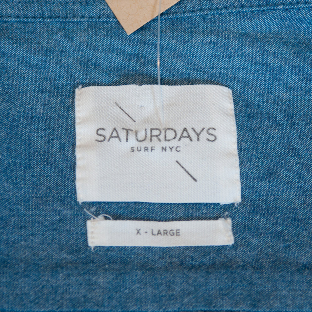 Saturdays New York NWT Javas Chambray Shirt