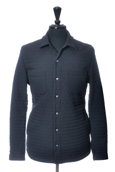 Wings + Horns Navy Blue Quilted Jacket