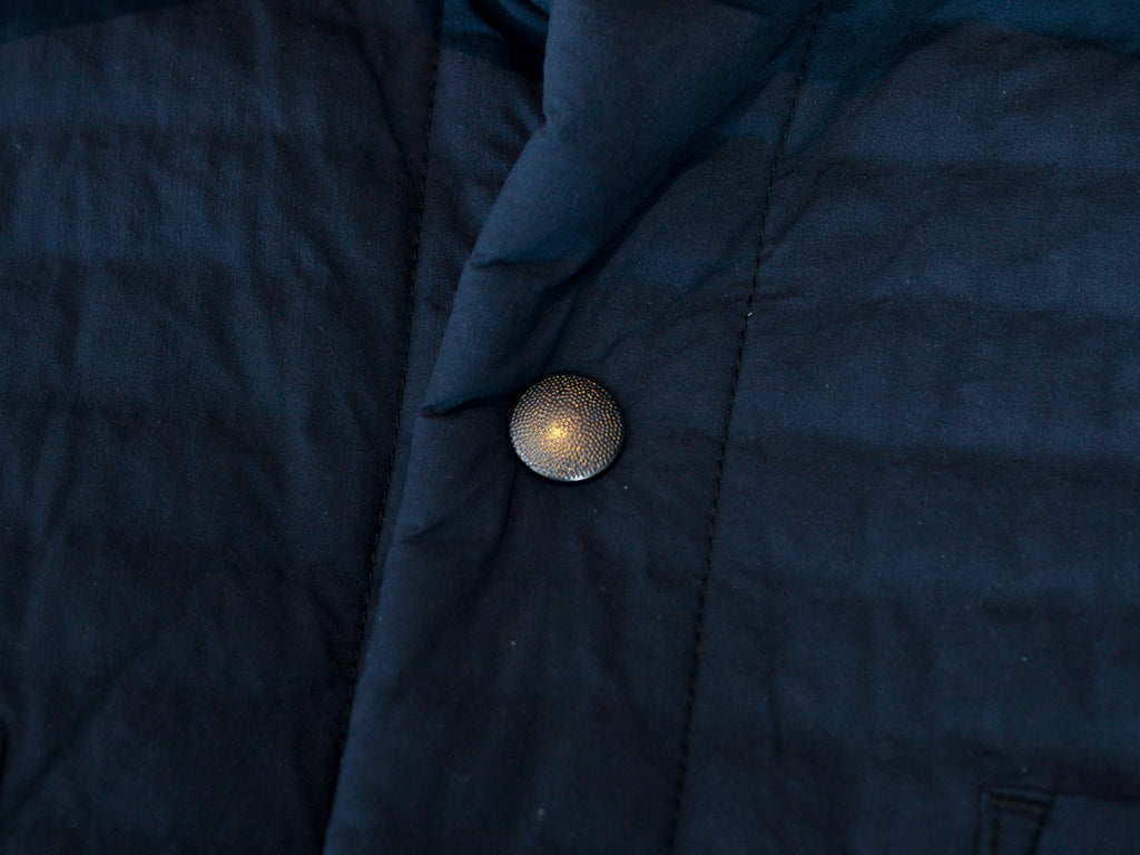 Wings + Horns Navy Blue Quilted Jacket