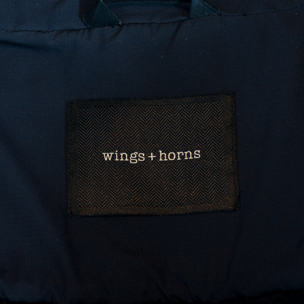 Wings + Horns Black Quilted Blazer Jacket