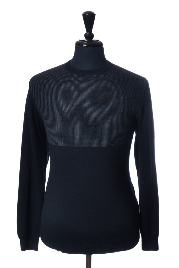 Saturdays Surf Black Block Crew Neck Sweater