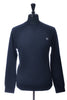 Fred Perry Navy Marled Loopback Crew Sweater
