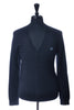 Fred Perry Dotted Navy Blue Cardigan Sweater