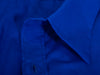 Paul Smith NWT Blue Poplin Slim Fit Short Sleeve Shirt