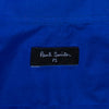 Paul Smith NWT Blue Poplin Slim Fit Short Sleeve Shirt