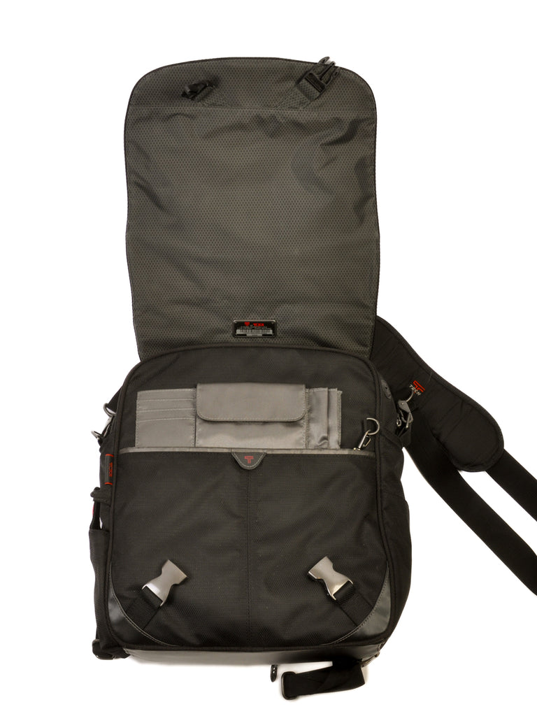 Tumi Black Nylon Shoulder Bag