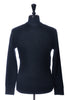 Wings + Horns Black Merino Wool Crew Neck Sweater