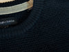 Wings + Horns Black Merino Wool Crew Neck Sweater
