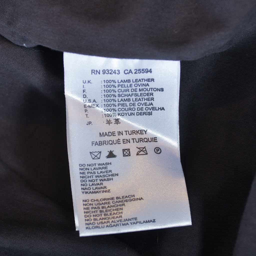 Diesel Grey Lamb Leather Jacket