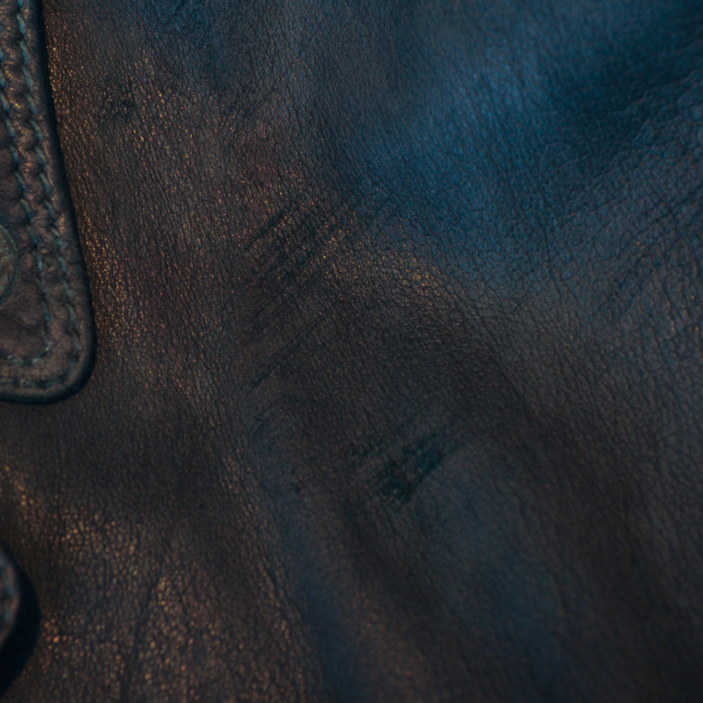 Diesel Grey Lamb Leather Jacket