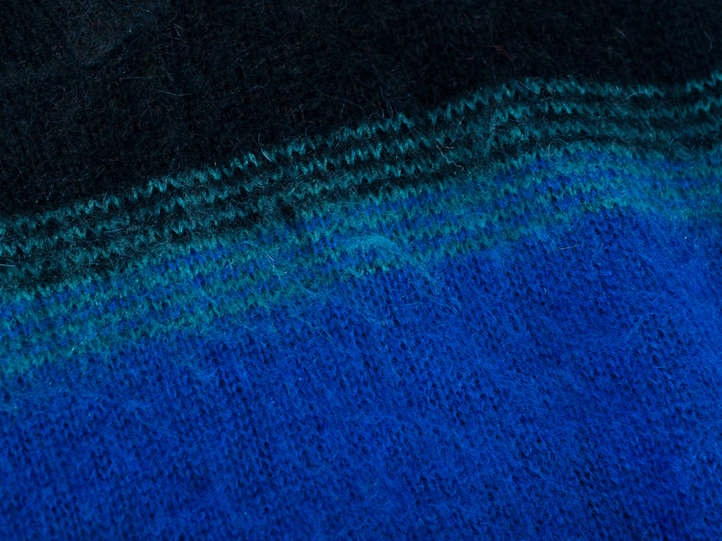 Paul Smith Striped Shaggy Mohair Sweater