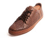 Stefano Gamba Brown Woven Leather Sneakers