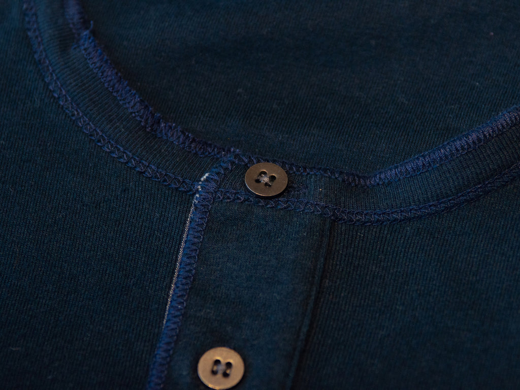 Wings + Horns NWT Ink Blue Henley Shirt