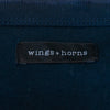 Wings + Horns NWT Ink Blue Henley Shirt