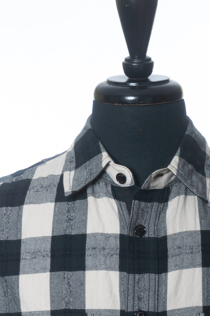 Rag & Bone Black on Ivory Check Over Shirt