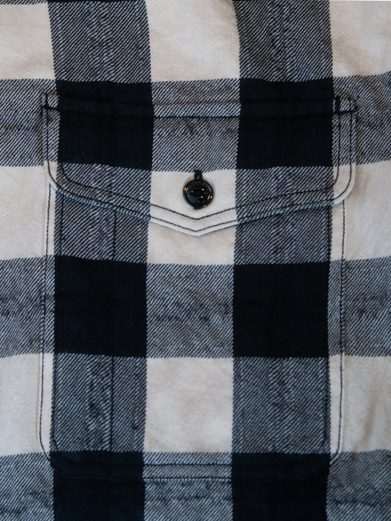 Rag & Bone Black on Ivory Check Over Shirt